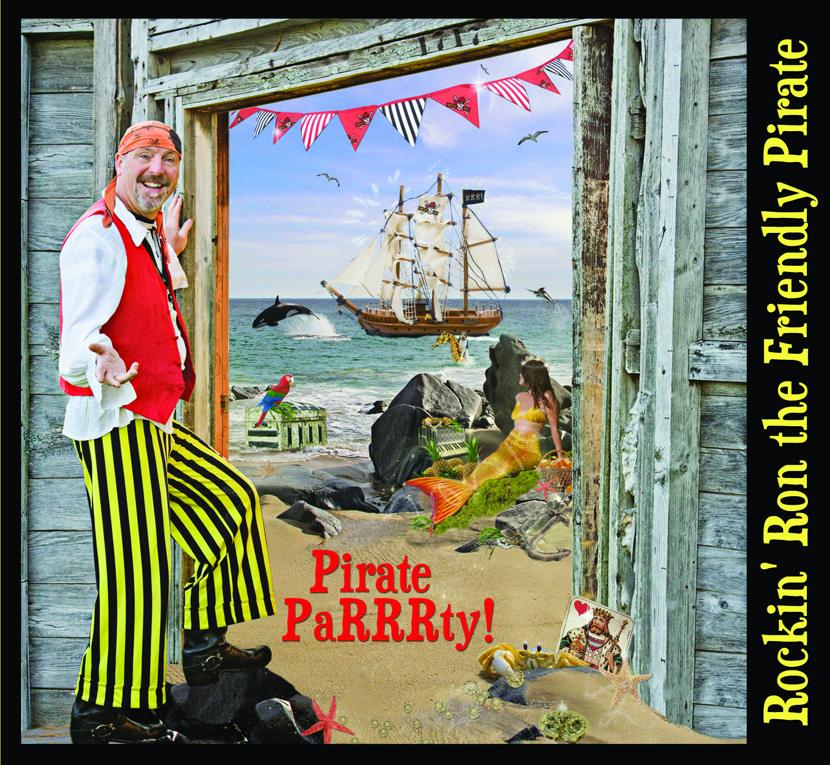 Pirate PaRRRty! | Front Cover Captains and Sea Monsters